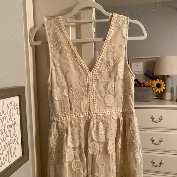 ALTAR’D State Cream Lace Dress - Picture 3 of 8